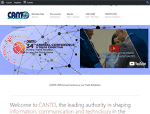 Tablet Screenshot of canto.org